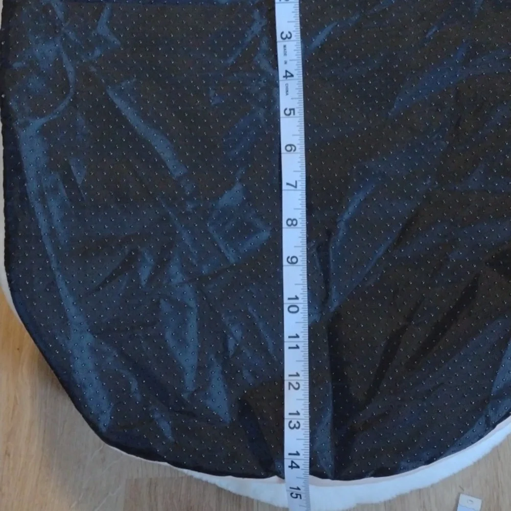 Pet Bed with bunny ears and tail size sm/med. dish & squeaky mouse inc. 14 x 14